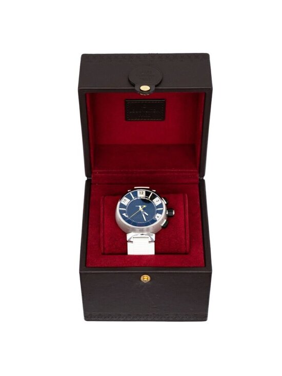 Louis Vuitton Tambour in Black Digital Analog Watch main image 8